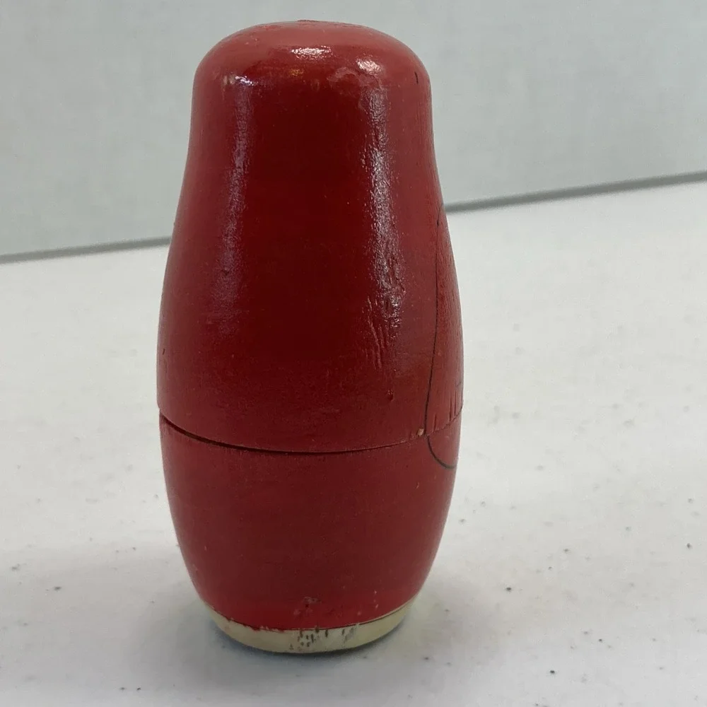 Vintage Santa Family Christmas Nesting Dolls Set‎ of 3 Gingerbread Boy Doll